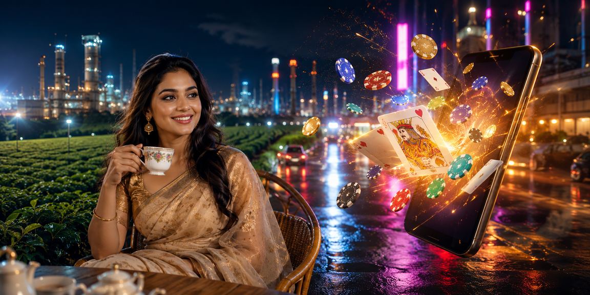 গাজীপুরের চা বাগানে তিন পাতি খেলা — সুষম বিনোদনের দৃশ্য